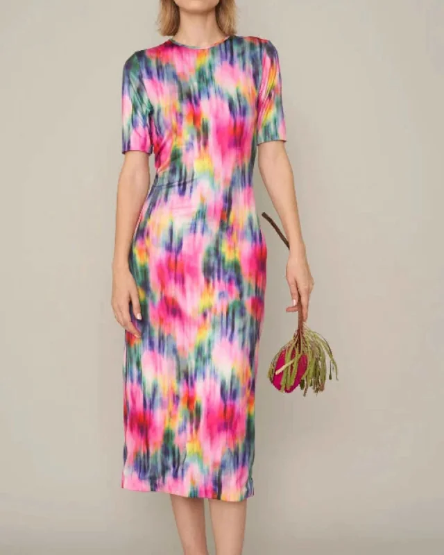 Short Sleeve Kate Dress in Melting Florals | Melting Florals