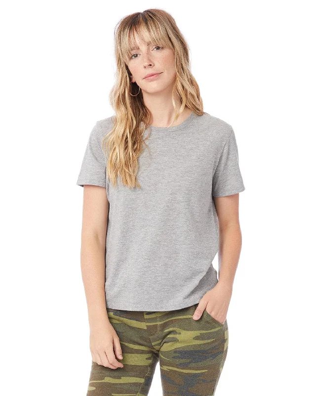 Alternative Ladies Her Go-To T-Shirt | Heather Grey Nylon Fabric Polyester Fabric Spandex Fabric Alternative Ladies Her Go-To T-Shirt | Heather Grey Nylon Fabric Polyester Fabric Spandex Fabric