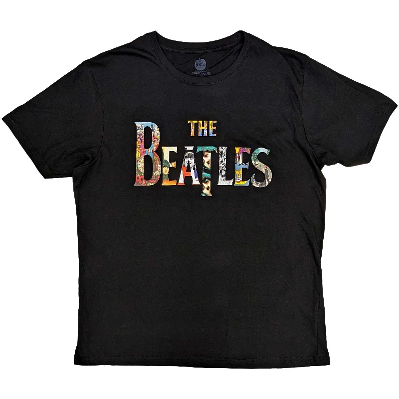 The Beatles | Official Band T-Shirt | Logo Treatment Chenille Blend Fleece Blend Nylon Blend The Beatles | Official Band T-Shirt | Logo Treatment Chenille Blend Fleece Blend Nylon Blend