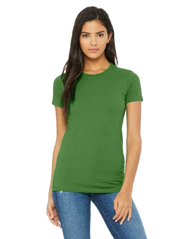 Bella+Canvas Ladies Favorite T-Shirt | Leaf V-Neck T-Shirt Long Sleeve Cotton