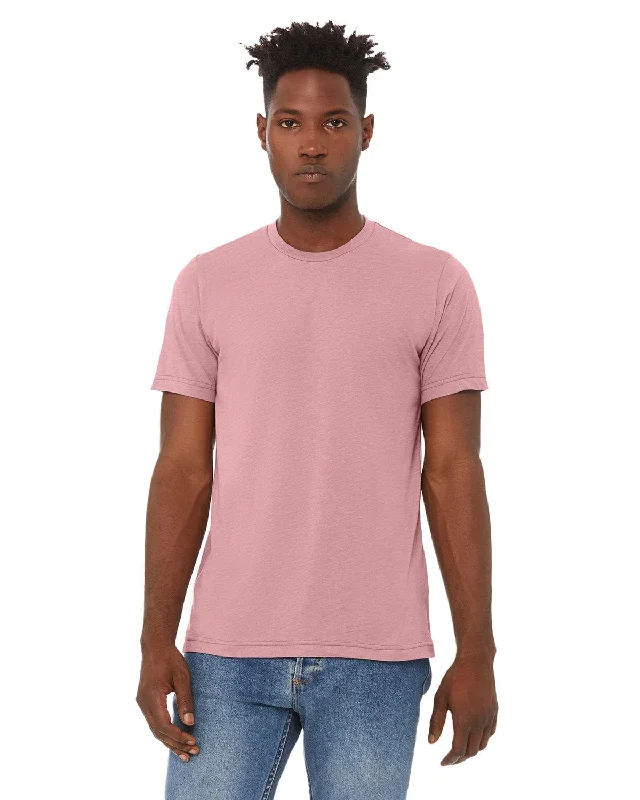 Bella+Canvas Triblend T-Shirt | Orchid Triblend Plaid T-Shirt Polka Dot Checkered