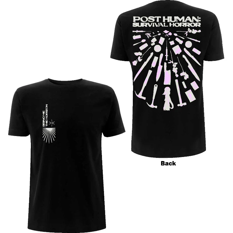 Bring Me The Horizon | Official Band T-Shirt | Tools (Back Print) Fitted T-Shirt Seamless Stretchy Bring Me The Horizon | Official Band T-Shirt | Tools (Back Print) Fitted T-Shirt Seamless Stretchy