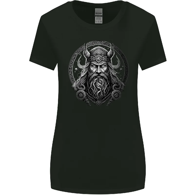 Celtic Viking Norse God Warrior Gym MMA Womens Wider Cut T-Shirt Front Pockets Side Pockets Patch Pockets Celtic Viking Norse God Warrior Gym MMA Womens Wider Cut T-Shirt Front Pockets Side Pockets Patch Pockets