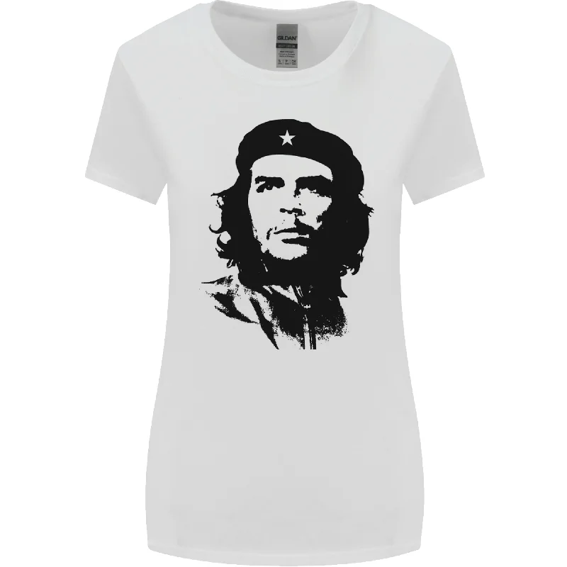 Che Guevara Silhouette Womens Wider Cut T-Shirt Rayon Fabric Velvet Fabric Corduroy Fabric Che Guevara Silhouette Womens Wider Cut T-Shirt Rayon Fabric Velvet Fabric Corduroy Fabric
