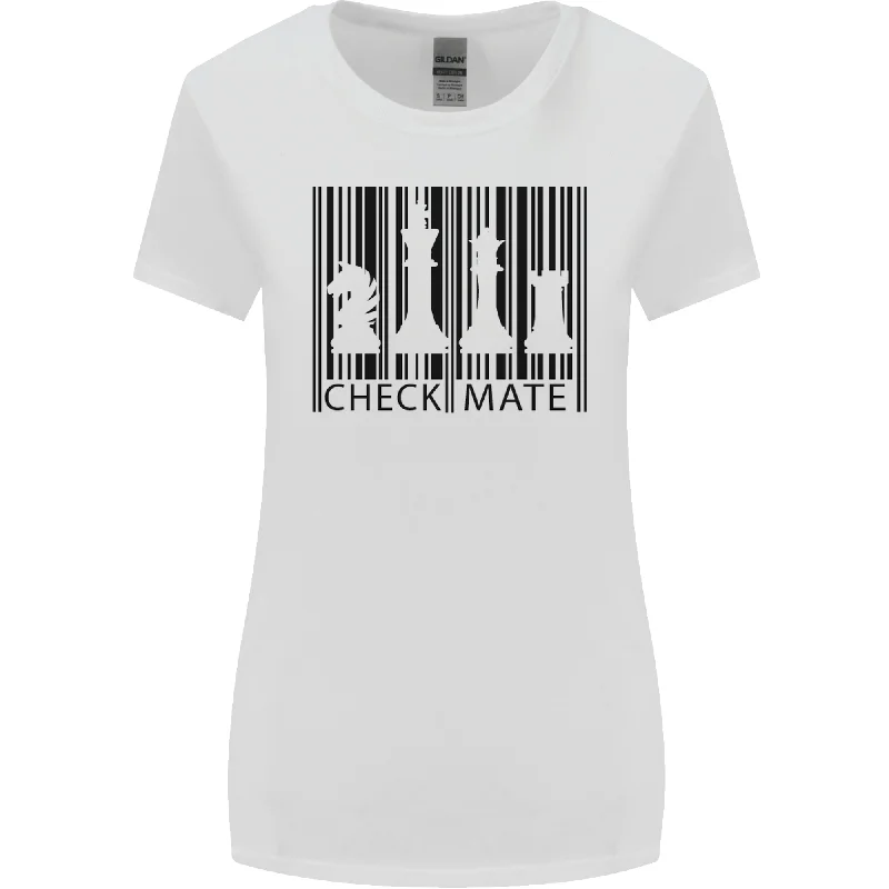 Chess Barcode Player Womens Wider Cut T-Shirt Elegant Classic Vintage