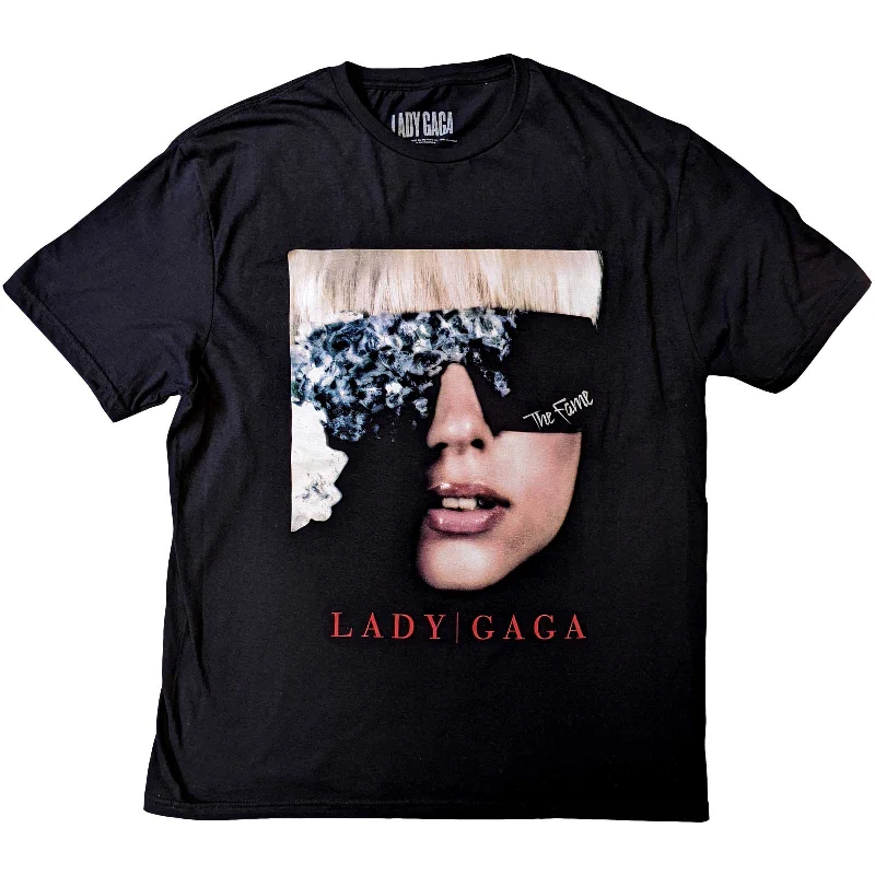 Lady Gaga | Official Band T-Shirt| The Fame Photo Iron Safe Non-Iron Wrinkle Free