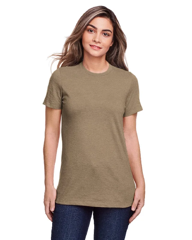 Gildan Ladies Softstyle CVC T-Shirt | Slate Seamless Knitted Crochet