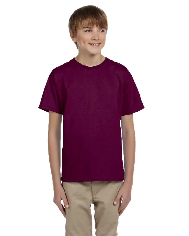 Gildan Ultra Cotton Youth Heavyweight T-Shirt | Maroon Notch Collar Peter Pan Collar Cowl Neck Gildan Ultra Cotton Youth Heavyweight T-Shirt | Maroon Notch Collar Peter Pan Collar Cowl Neck