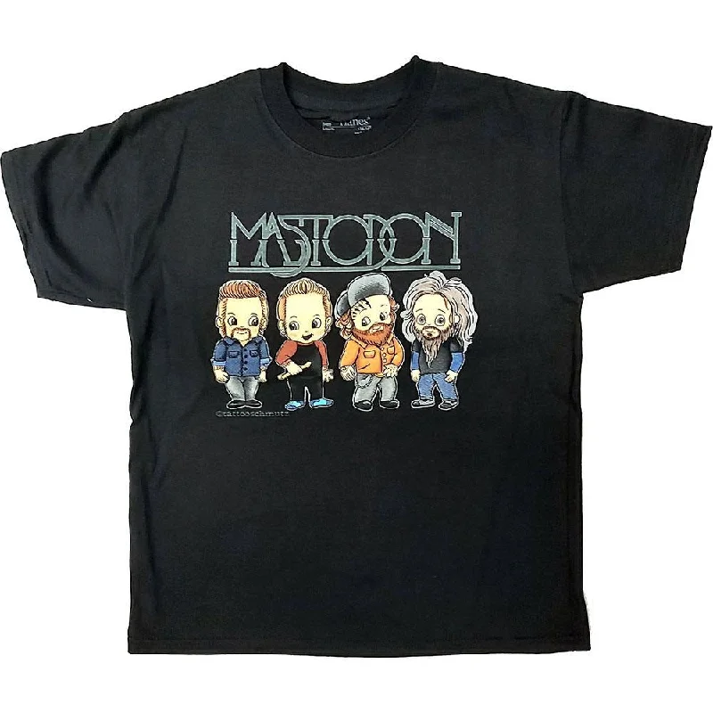 Mastodon Kids T-Shirt: Band Character Satin Blend Silk Blend Wool Blend