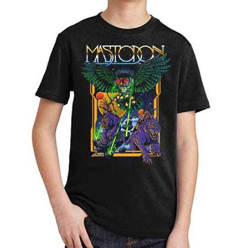 Mastodon Kids T-Shirt: Space Owl Layered Multi-layer Single Layer