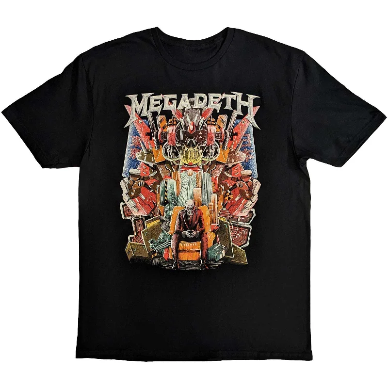 Megadeth | Official Band T-Shirt | Budokan Boxy Fit Fitted Loose