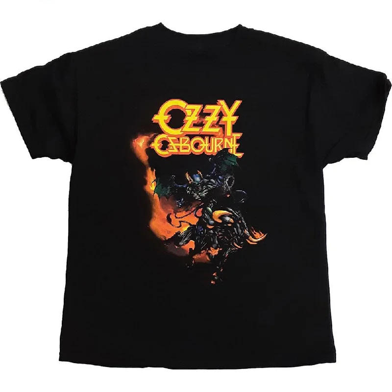 Ozzy Osbourne Kids T-Shirt: Demon Bull Rayon Fabric Velvet Fabric Corduroy Fabric