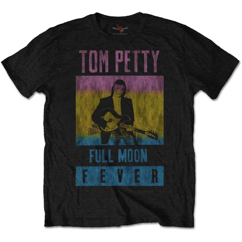 Tom Petty & The Heartbreakers | Official Band T-Shirt | Full Moon Fever Thin T-Shirt Open Front Quick Dry Tom Petty & The Heartbreakers | Official Band T-Shirt | Full Moon Fever Thin T-Shirt Open Front Quick Dry
