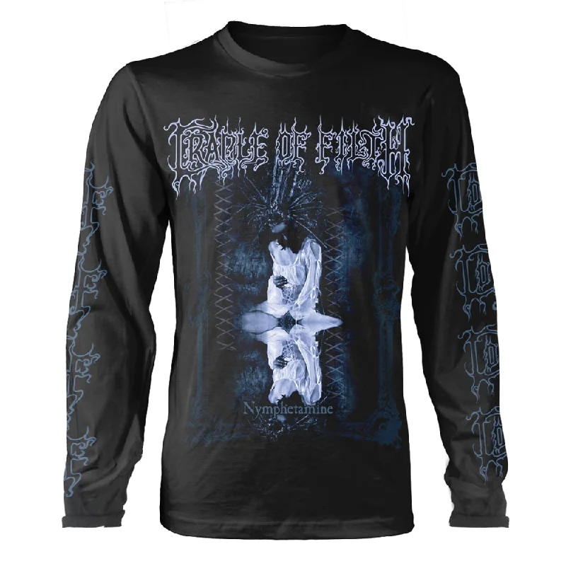 Cradle Of Filth Unisex Long Sleeved T-shirt: Filthy Little Secret (back print) Hooded Caped Shawl Collar Cradle Of Filth Unisex Long Sleeved T-shirt: Filthy Little Secret (back print) Hooded Caped Shawl Collar