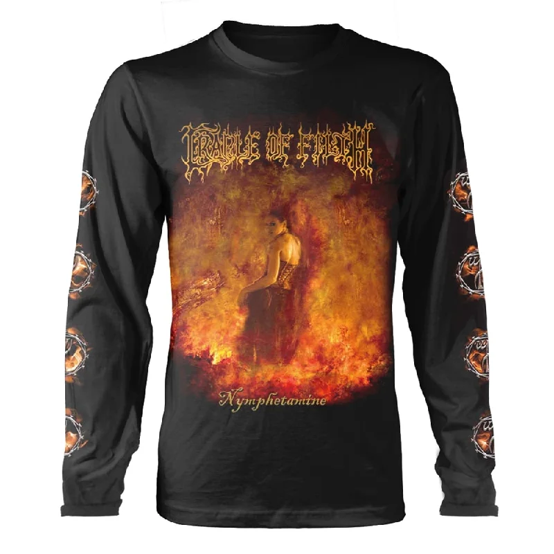 Cradle Of Filth Unisex Long Sleeved T-shirt: Nymphetamine Album (back print) Terry Blend Velvet Blend Canvas Blend Cradle Of Filth Unisex Long Sleeved T-shirt: Nymphetamine Album (back print) Terry Blend Velvet Blend Canvas Blend