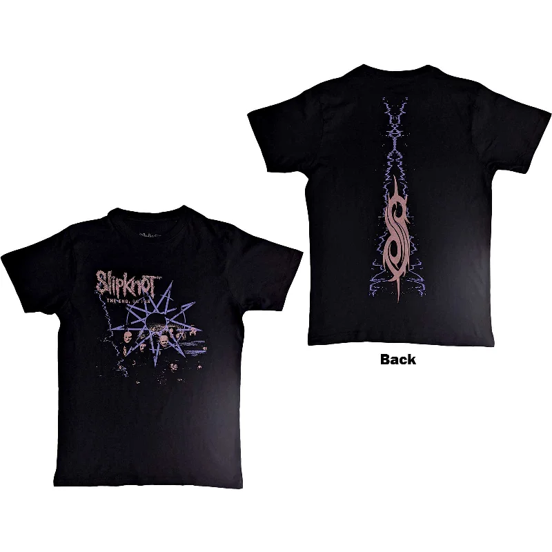 Slipknot| Official Band T-Shirt | The End So Far Band Photo (Back Print) Oversized T-Shirt Spandex breathable Slipknot| Official Band T-Shirt | The End So Far Band Photo (Back Print) Oversized T-Shirt Spandex breathable