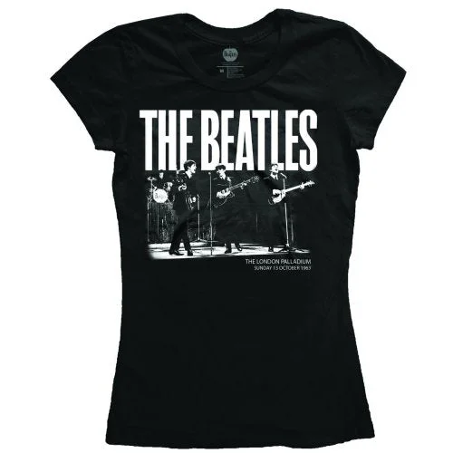 The Beatles Ladies T-Shirt: 1963 The Palladium Collared Crew Neck Turtle Neck