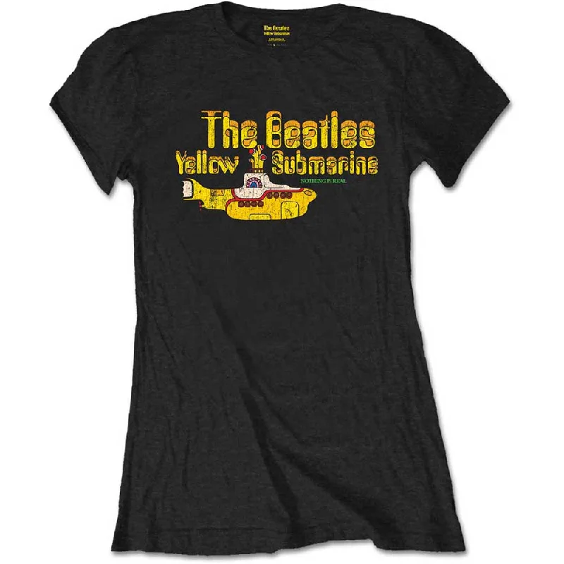 The Beatles Ladies T-Shirt: Nothing is Real Chenille Blend Fleece Blend Nylon Blend