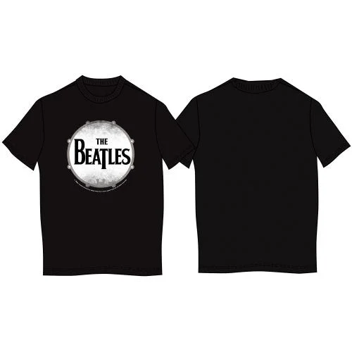 The Beatles Unisex Premium T-Shirt: Drum skin Polka Dot Checkered Tartan