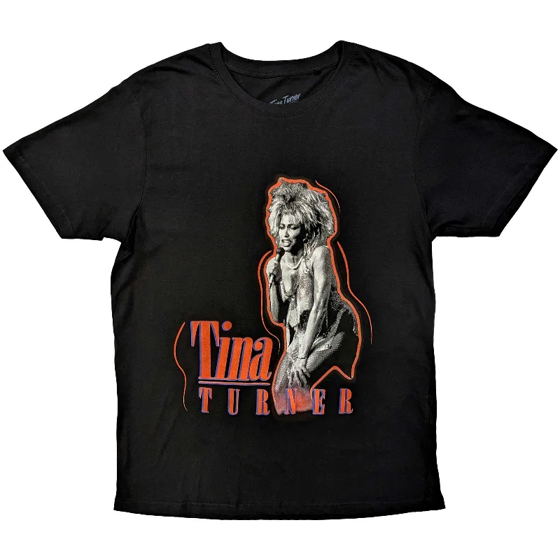 Tina Turner | Official Band T-Shirt | Neon Chenille Brocade Lace