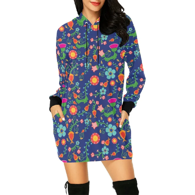 Bee Spring Twilight Hoodie Dress Hoodie with Hood Adjustable Protection