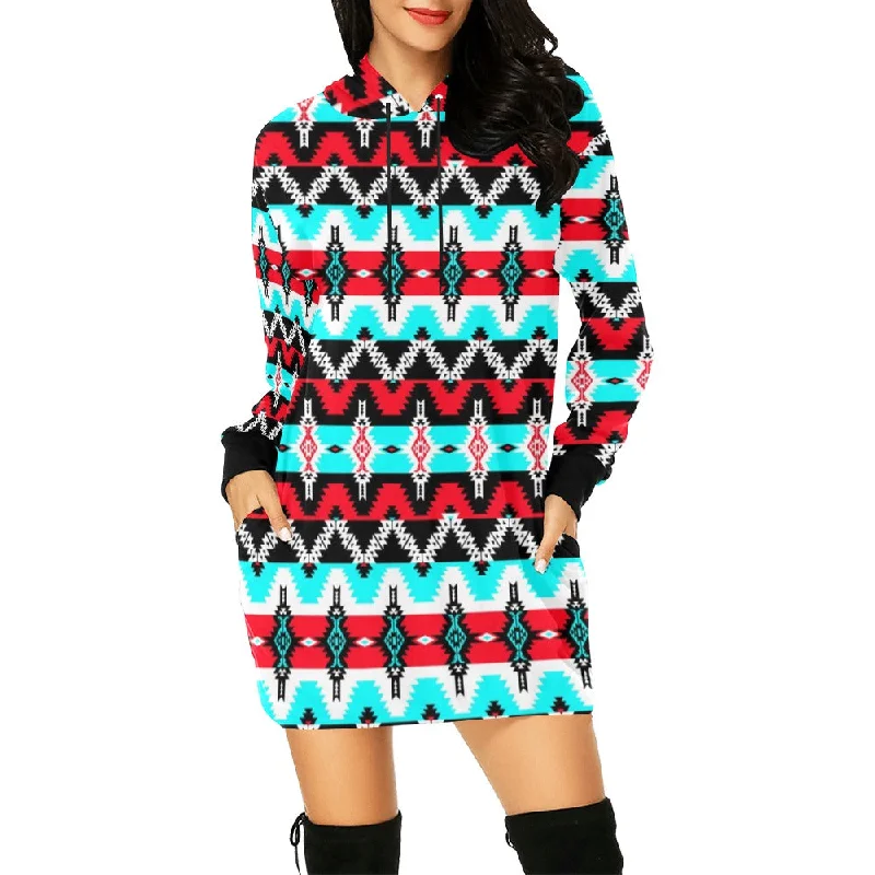 Two Spirit Dance Hoodie Dress Hoodie with Relaxed Fit Easy Casual