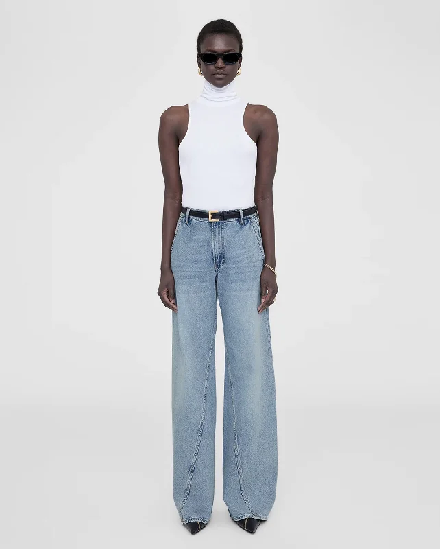 BRILEY JEAN / CAPRI BLUE Trendy Colored Denim Jeans