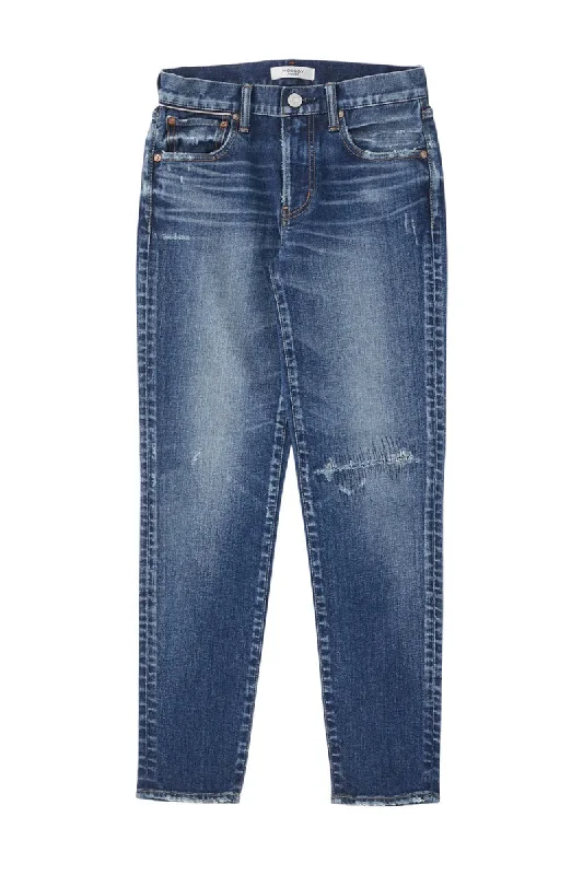 Edgerton Jean - Dark Blue Trendy Layered Pocket Jeans
