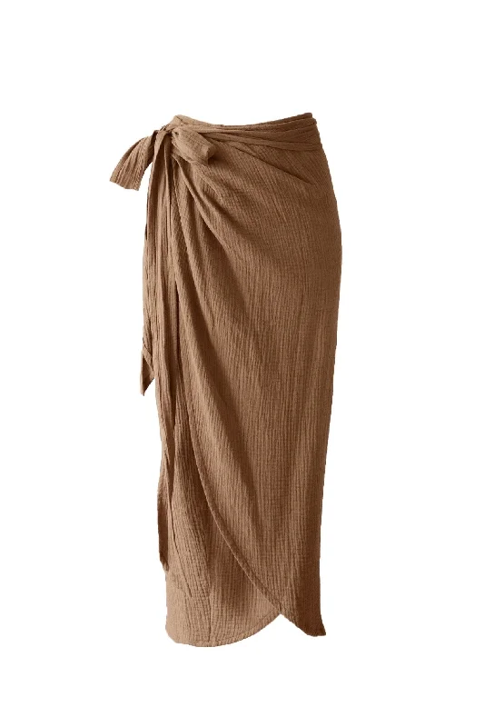 Tatiana Skirt Cacao cashmere skirt soft